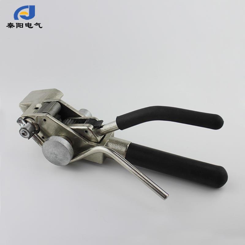 不锈钢紮带钳紮带剪捆紮工具电缆打包机紧带机管道打包钳旋转收束