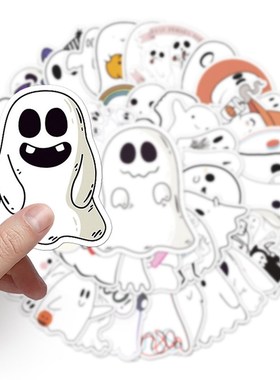 10/50PCS Waterproof Halloween Demon Kawaii Sticker Decoratio