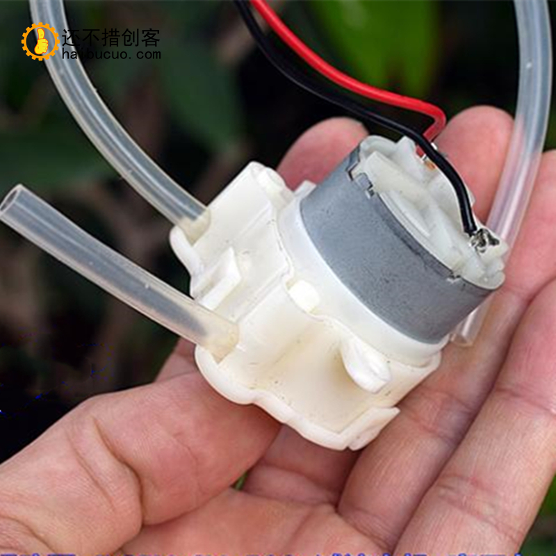 微型蠕动泵 DC5V 贵金属刷 500 减速电机 高压力 墨水泵 挤压泵