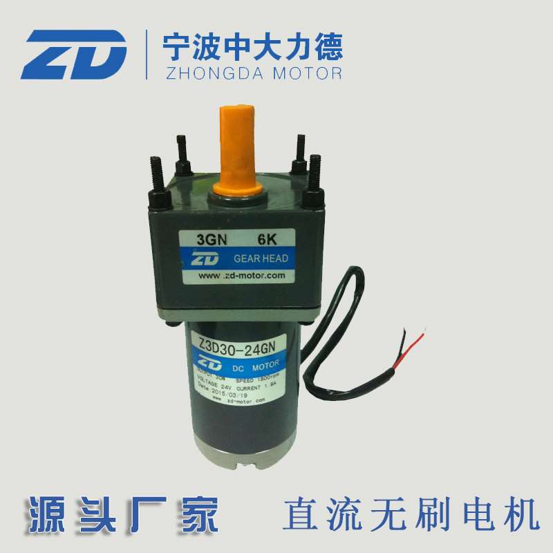 Z 3Z0W中大D直机流电机3D30-2GN-3GN6K直流24V30W减4速电减速马达