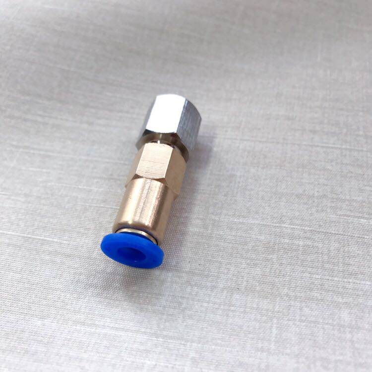 。M6x1-4-6-8-10-12mm 快插接头 加长款内螺纹M6x1 快插pu气管接