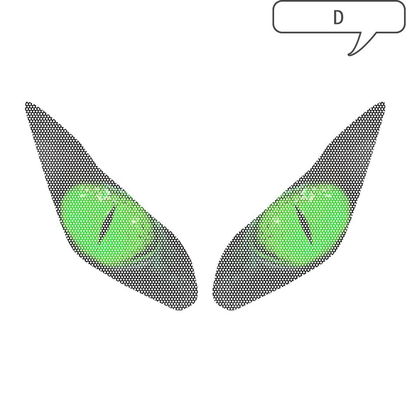 适用于川崎ninja250300大灯贴纸大灯贴膜地平线大灯装饰膜