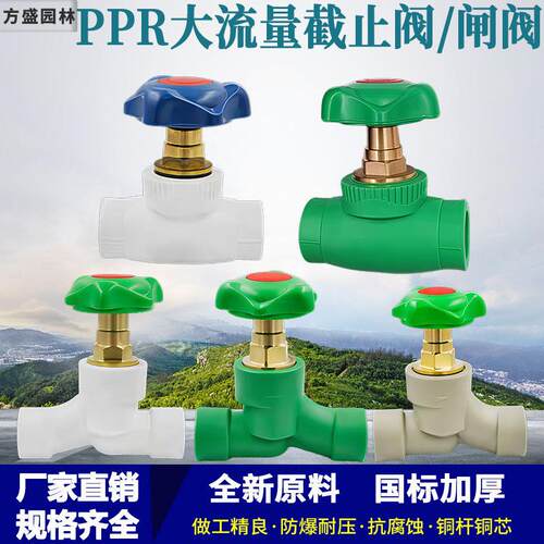 PPR停止阀阀门升降式铜大