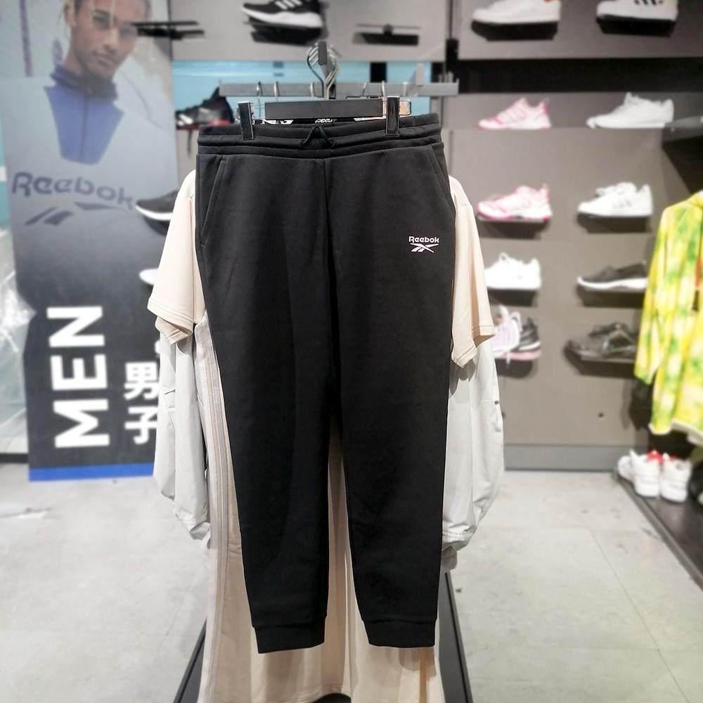 reebok锐步5528女休闲裤训练秋季款跑步长裤舒适束脚运动裤gv2023
