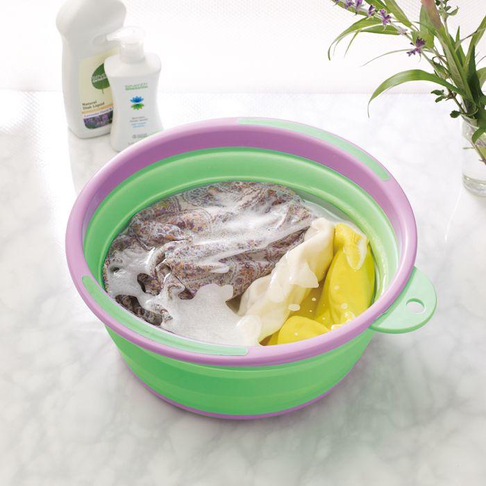 C3日本进口ISETO折叠脸盆户外便携水盆旅行可折叠脸盆