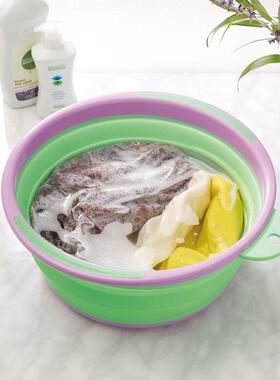 C3日本进口ISETO折叠脸盆户外便携水盆旅行可折叠脸盆