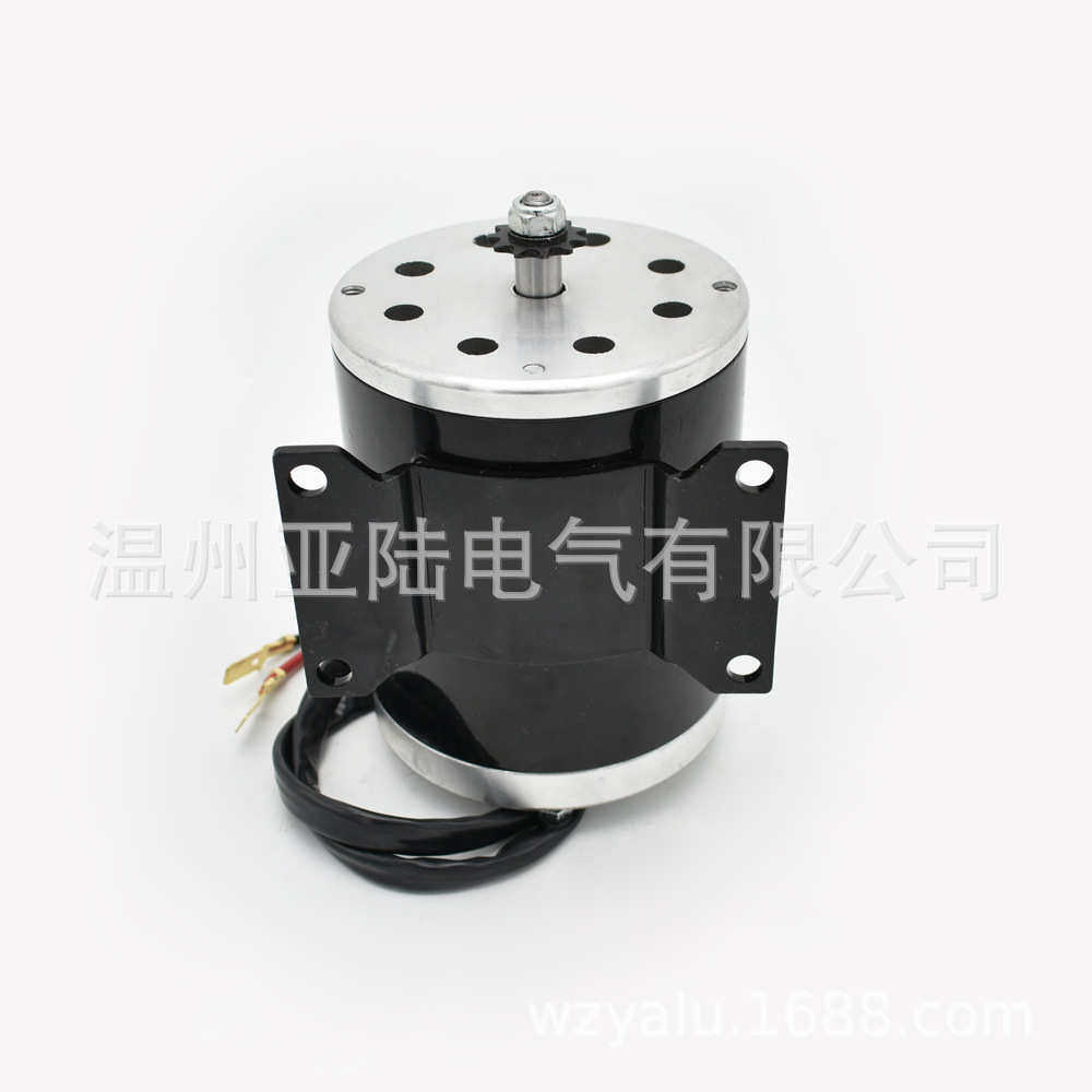 MY1020改装高速机车电摩电机电动机800W36V48V60V车漂移有永磁刷