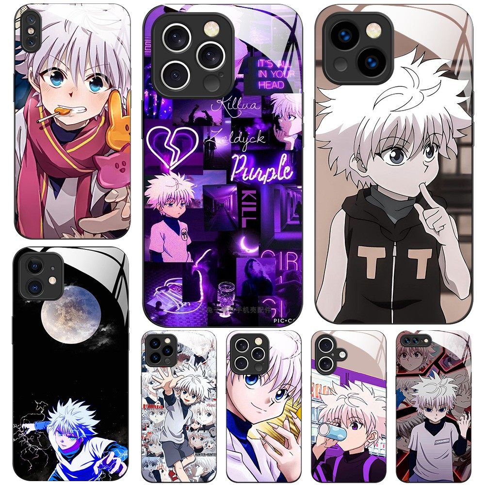 磁吸玻璃手机壳适用苹果iPhone 16 15 14Pro12Max13Pro11 奇犽·揍敌客 Killua Zoldyck,3C数码配件,手机保护套/壳,淘宝优惠券,粉丝福利购,淘宝优惠卷