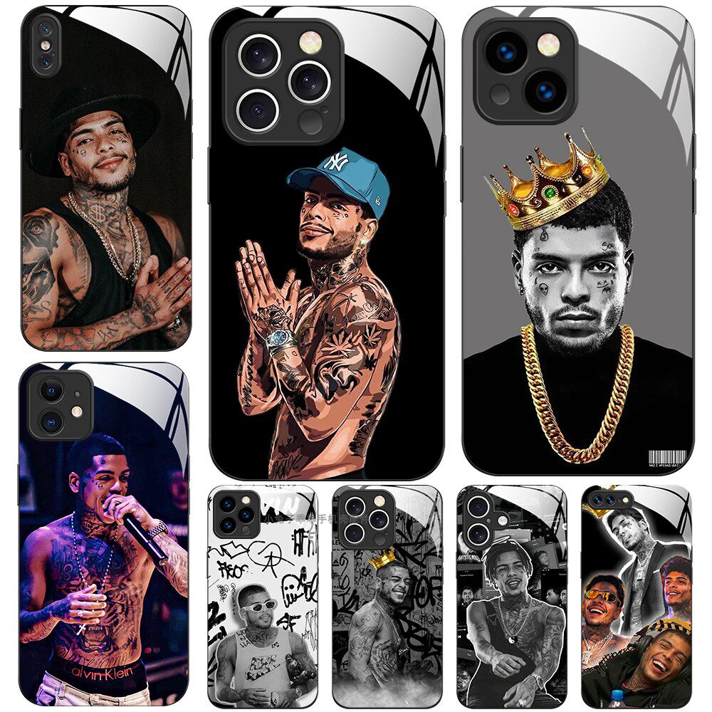 玻璃手机壳适用苹果iPhone 16 15 14 Pro Max 13 Pro XS XR X 12 11 说唱MC Kevin rapper