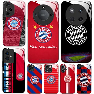 玻璃手机壳适用荣耀500 400 300PRO200 100 50 60 70 90GT80X60X50X40 拜仁慕尼黑