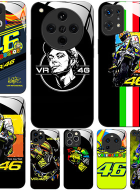 玻璃手机壳适用OPPO FINDX8 PRO X7X6X5X3RENO13RPO12 11K12K11K10  瓦伦蒂诺·罗西 Valentino Rossi