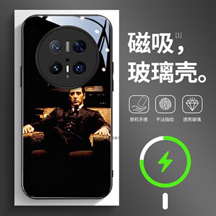 教父god 磁吸玻璃手机壳适用华为mate80pura70mate60pro ultra plus father电影 max
