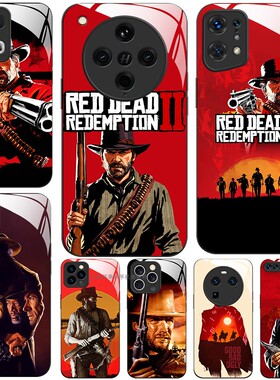 玻璃手机壳适用OPPO FINDX8 PRO X7X6X5X3RENO13RPO12 11K12K11K10  荒野大镖客