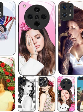 玻璃手机壳适用OPPO FINDX8 PRO X7X6X5X3RENO13RPO12 11K12K11K10  拉娜·德雷lana del rey