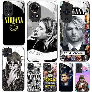 玻璃手机壳适用华为Nova13 12 11SE 10pro ultra 涅槃乐队Nirvana摇滚