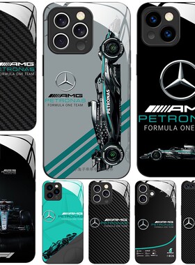 磁吸玻璃手机壳适用苹果16iPhone17 14Pro15Max13Pro12 11华为80pura70mate60 梅赛德斯奔驰F1