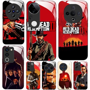 Y100X70X80X90X100X200 Y200 荒野大镖客 Y300 玻璃手机壳适用VIVO