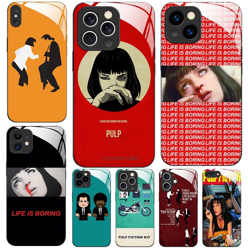 磁吸玻璃手机壳适用苹果iPhone 16 15 14Pro12Max13Pro11 低俗小说跨境,3C数码配件,手机保护套/壳,淘宝优惠券,粉丝福利购,淘宝优惠卷