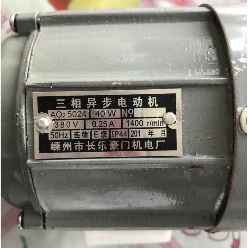 。三相异步电动机AO2 5024/YS5014嵊州市长乐40W/60W长风油泵电机