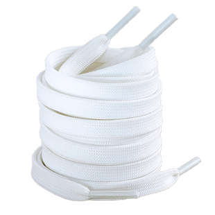 适用特步鞋带男款女款小白鞋运动鞋百搭白色纯白扁平篮球鞋运动鞋