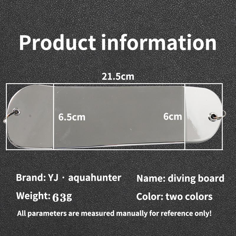 鱼饵闪光器潜水版flasher plastic diving board fishing tackle