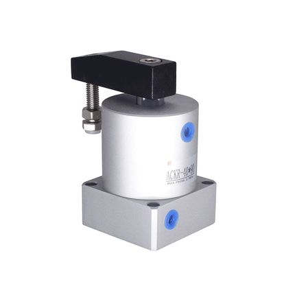 小型气动90度180旋转夹紧SRC25转角下压ACK32/40/50/63*90R/L气缸