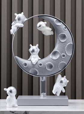 太空人摆件酒柜装饰家居饰品电视柜宇航员高档轻奢高级感桌面小众