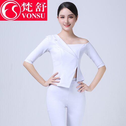 梵舒现代舞中袖功服可外穿