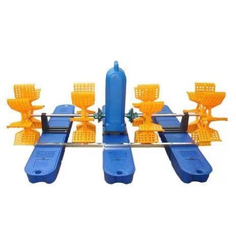 380V220V鱼塘虾池四叶二叶轮铜线水车式增氧机