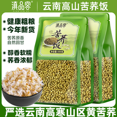 苦荞饭5斤云南特产高山黄苦荞米新货荞麦米疙瘩饭五谷杂粮粗粮米