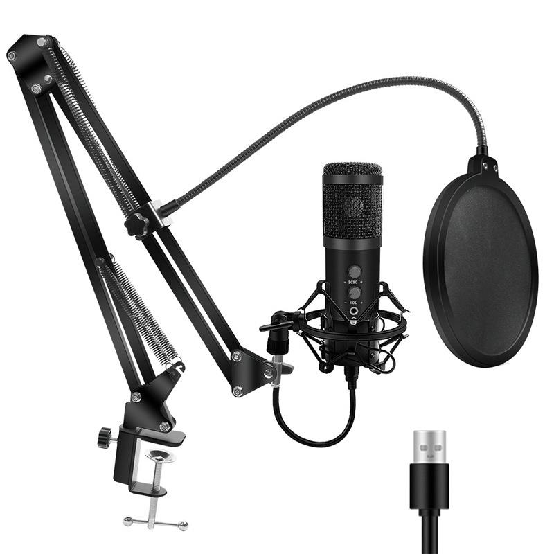 MK-F500USB电容克风办公家用k歌直播视频聊天电脑手话筒热款