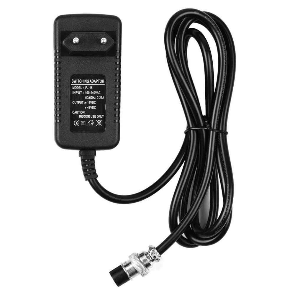 调音台电源适配器外置电源双15V/48V4孔4针/4芯/四芯110v-240v