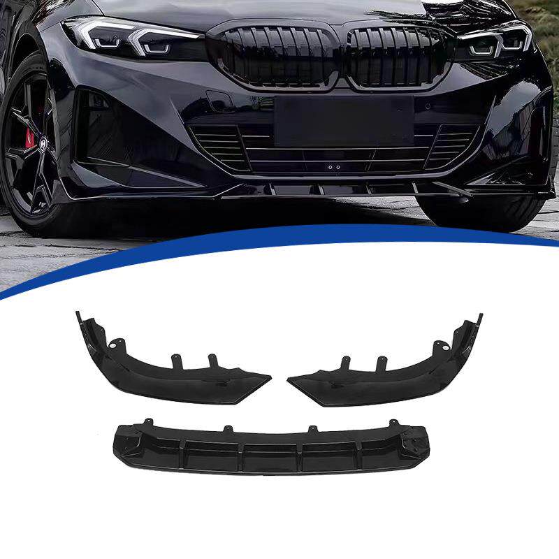 适用2022-2025款宝马电动i3加装MP前唇前铲扰流板小包围PP材料