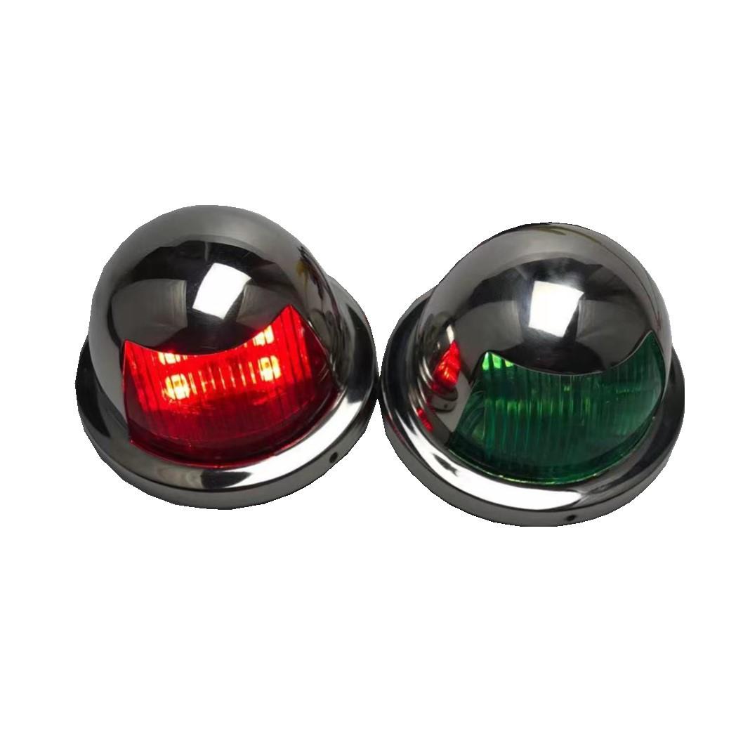 船用316不锈钢LED导航灯304不锈钢红绿信号灯舷灯配件