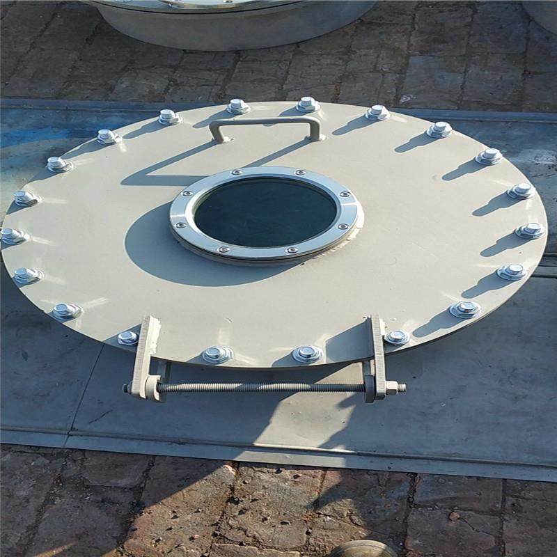 人孔盖视镜人孔DN500回转盖人孔HG/T21516-2014标准人孔