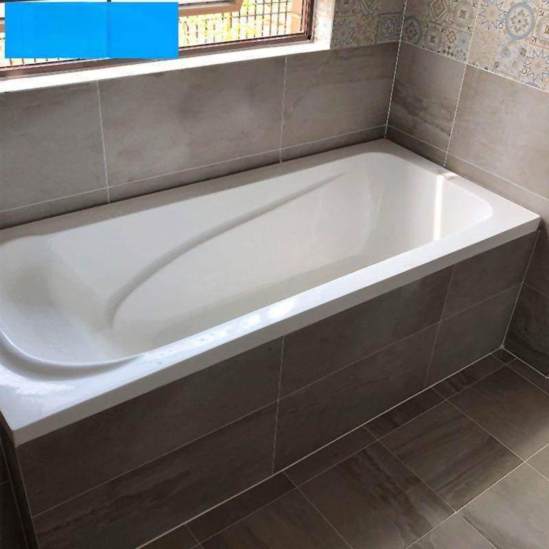 加厚嵌入式亚克力方形浴盆普通浴缸浴池1.2~1.9米送下水默认项