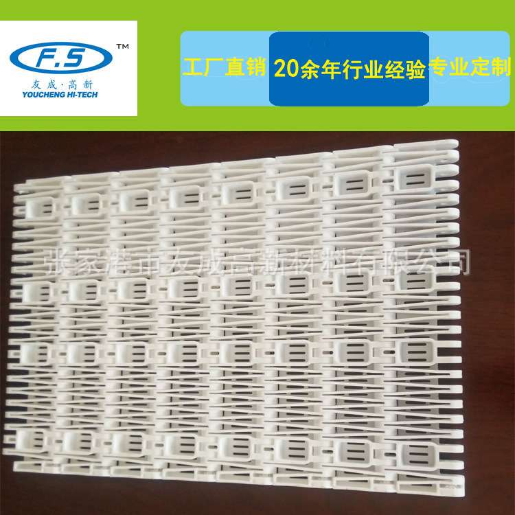 销耐腐蚀蓄电池输送机网带 蓄电池塑料传送带