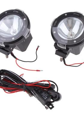 12V/100W4英寸hid工作灯黑圈聚光越野车灯HID户外探照灯