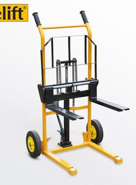 Relift手推老虎车装卸货小叉车轻便携液压升高车手拉搬运工具车