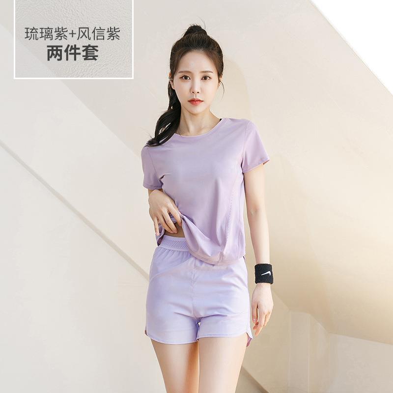 新款瑜伽服套装女宽松显瘦速干