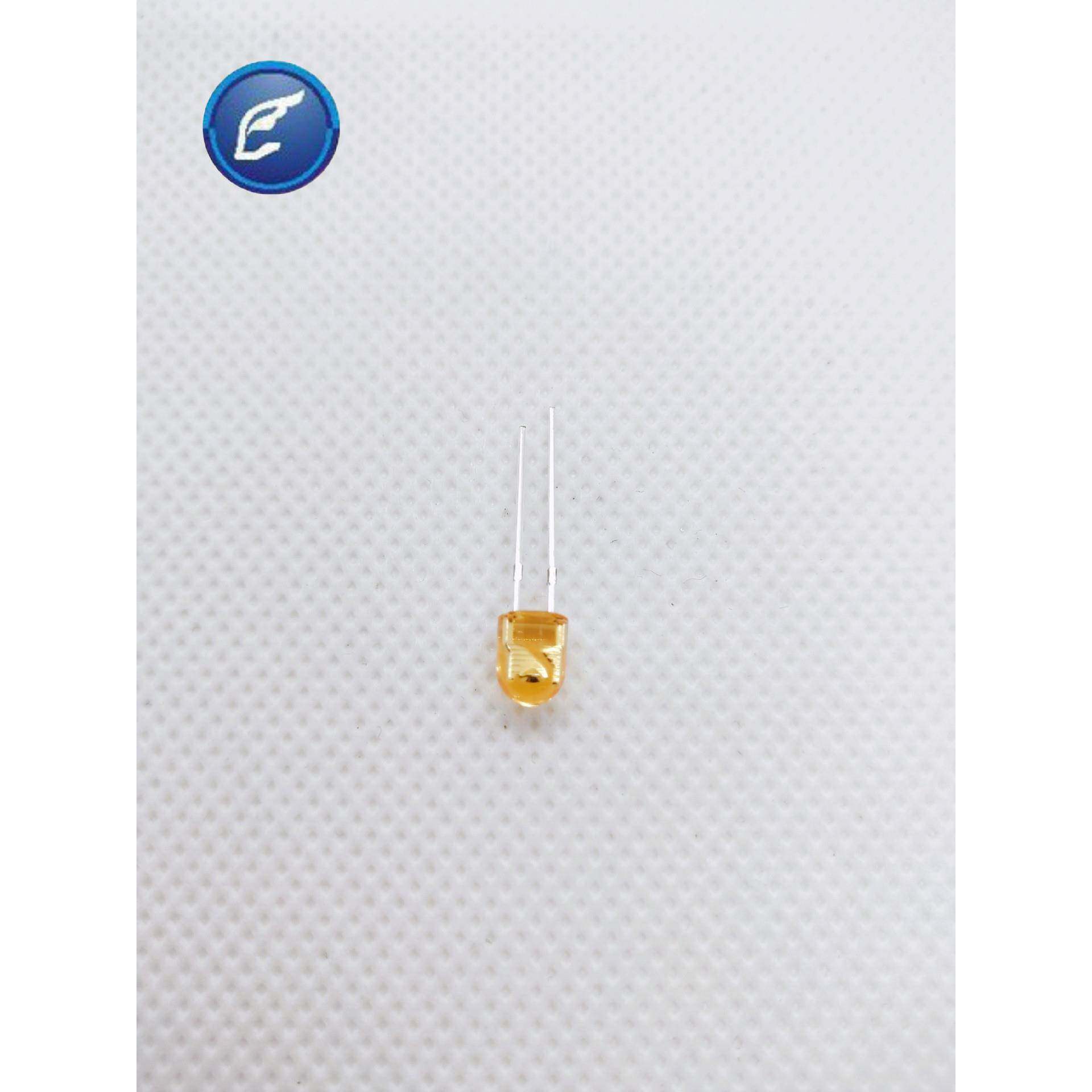 F55MM圆头有边透明单闪红，橙，兰，绿长脚生产ledled灯珠