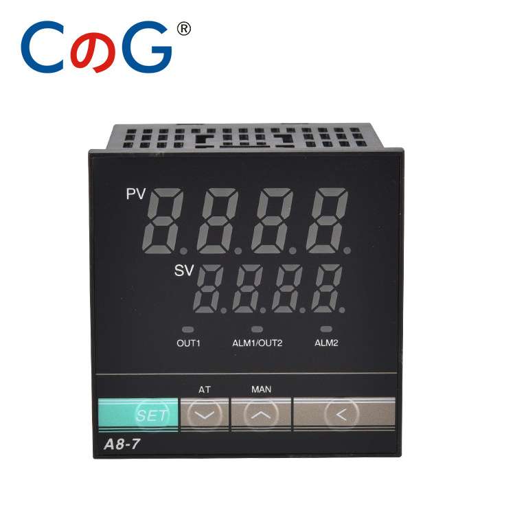 西崎 A8-7R1TC智能温控仪A8系列数显温度控制器E型k型多输入72*72