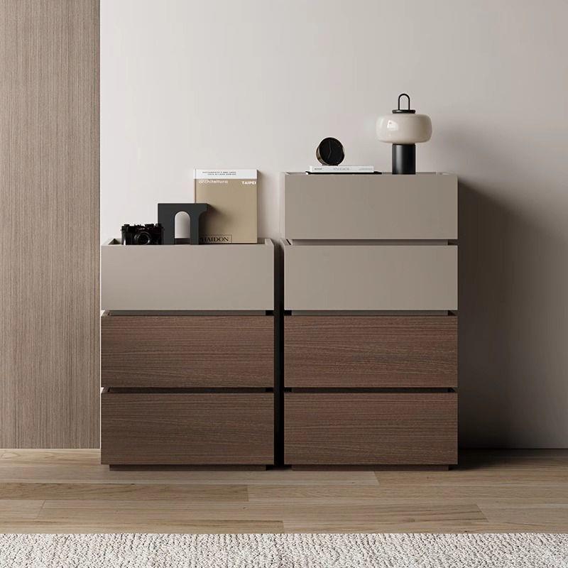 纯实木餐边柜现代简约斗柜客厅餐边柜抽屉五斗立柜卧室床尾靠墙柜