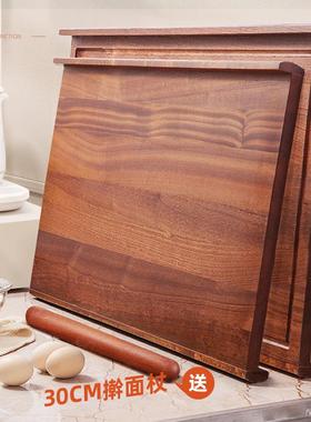 乌檀木菜板家用双面乌檀木菜板木制面板家用和面板揉面案板现货