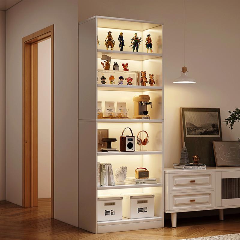 书架落地置物架电视柜旁收纳置物柜子客厅多层家用窄缝墙角书柜