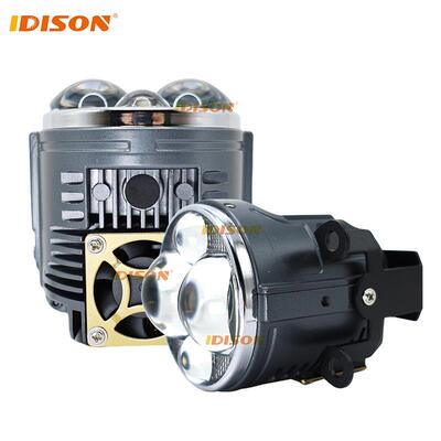 3寸超大功率雾灯FOGLAMP双直射变色雾灯汽车改装通用车灯