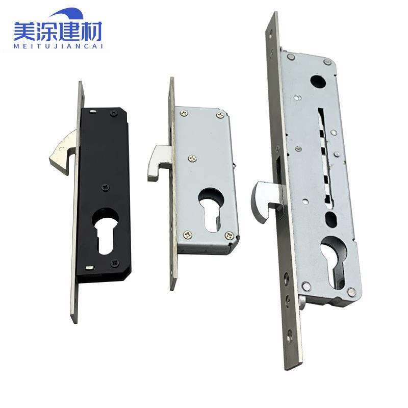 断桥铝合金推拉门门锁钩子勾子锁 移门 阳台门锁 锁芯 单钩锁体