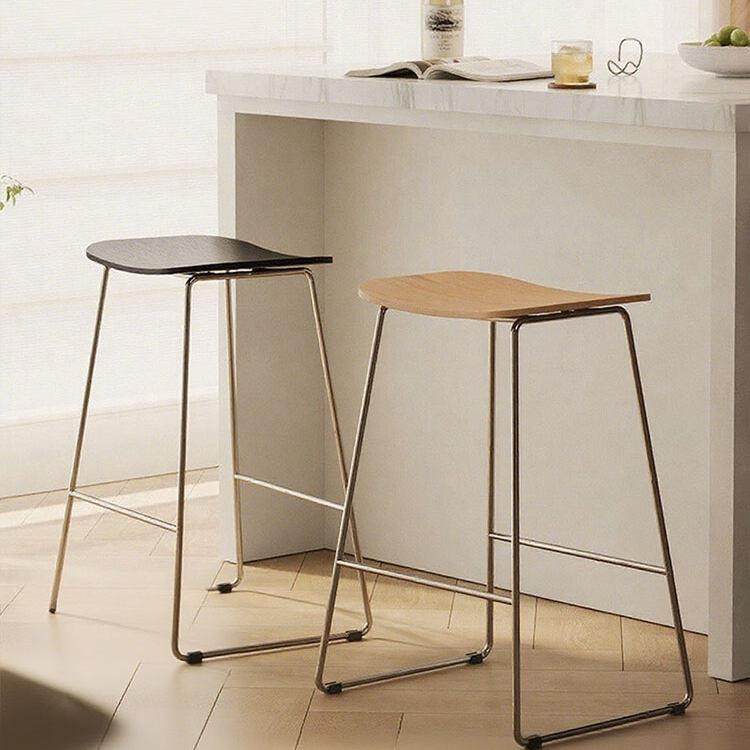 北欧铁艺家用加厚意式简约轻奢商用创意展示收银柜台椅高脚凳吧台