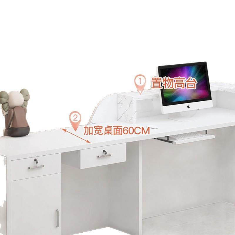 现代简约办公桌吧台收银台前台美容院高档文件柜子轻奢弧形接待台,商业/办公家具,收银台,淘宝优惠券,粉丝福利购,淘宝优惠卷