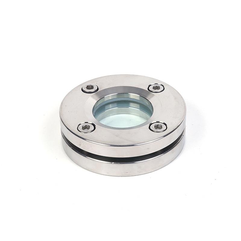 厂家不锈钢34法0兰对夹视镜观察口压力容器8管道视盅DN0